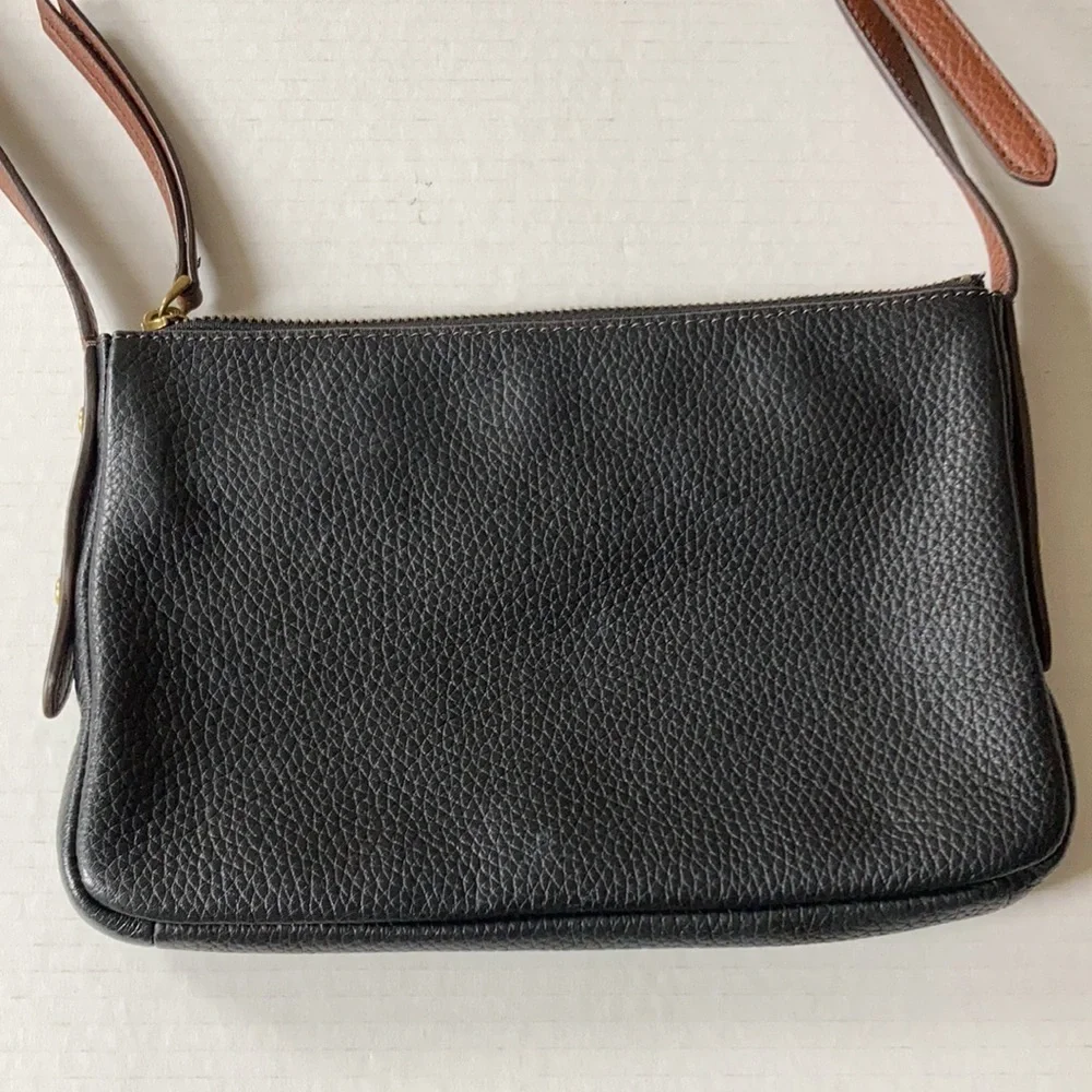 Fossil Shoulder  Black/brown small bag